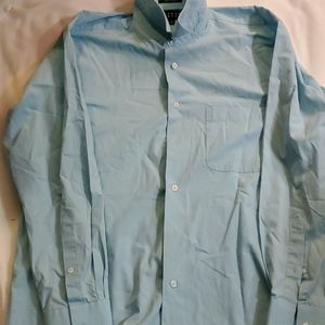 Light blue button down